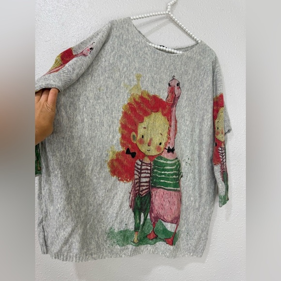 XIKOI Drawing Sweater NWT - Picture 4 of 11